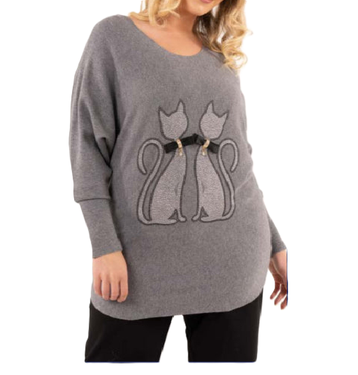 Paramour PK8045 Twin Cat Jumper