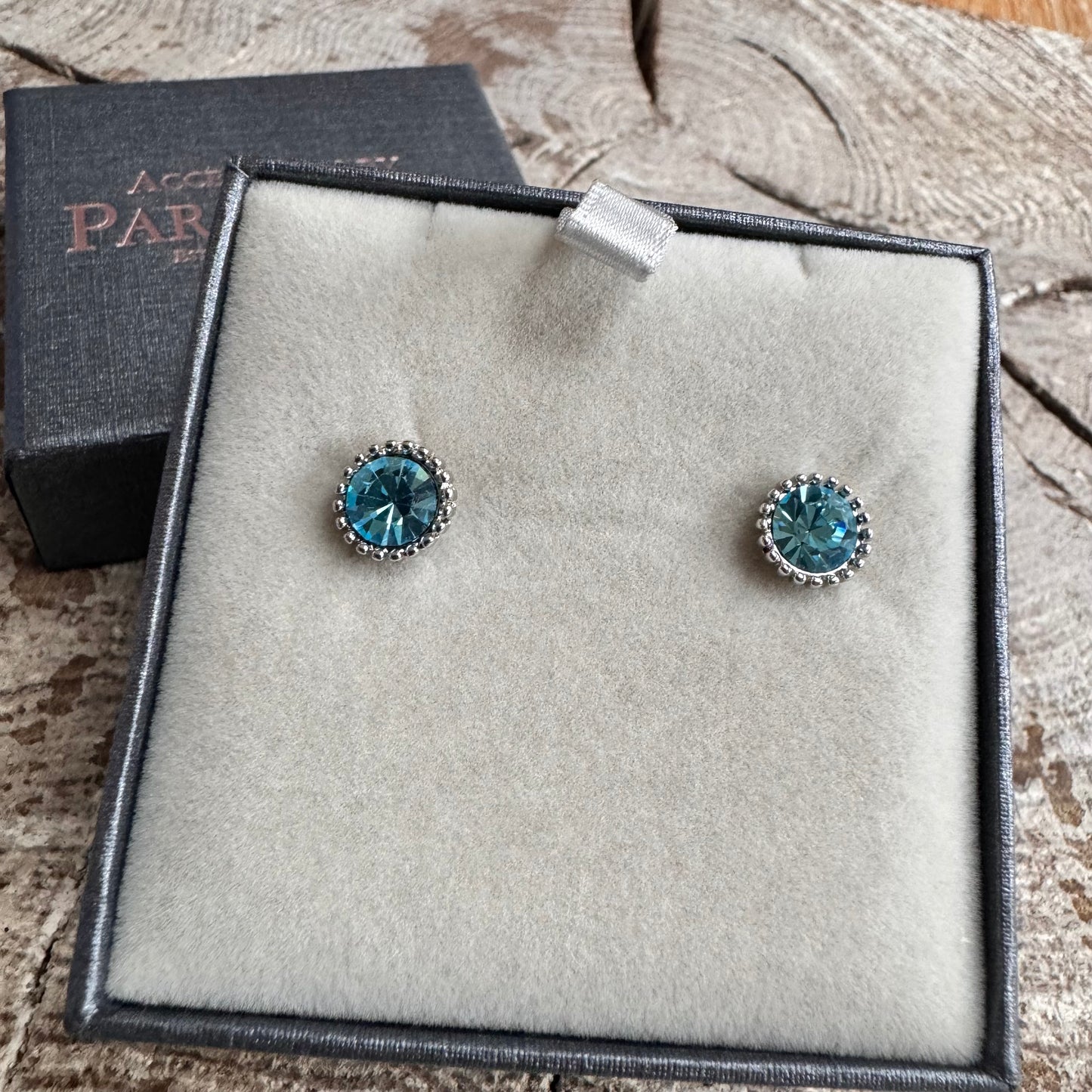 Park Lane Blue Stud Earrings