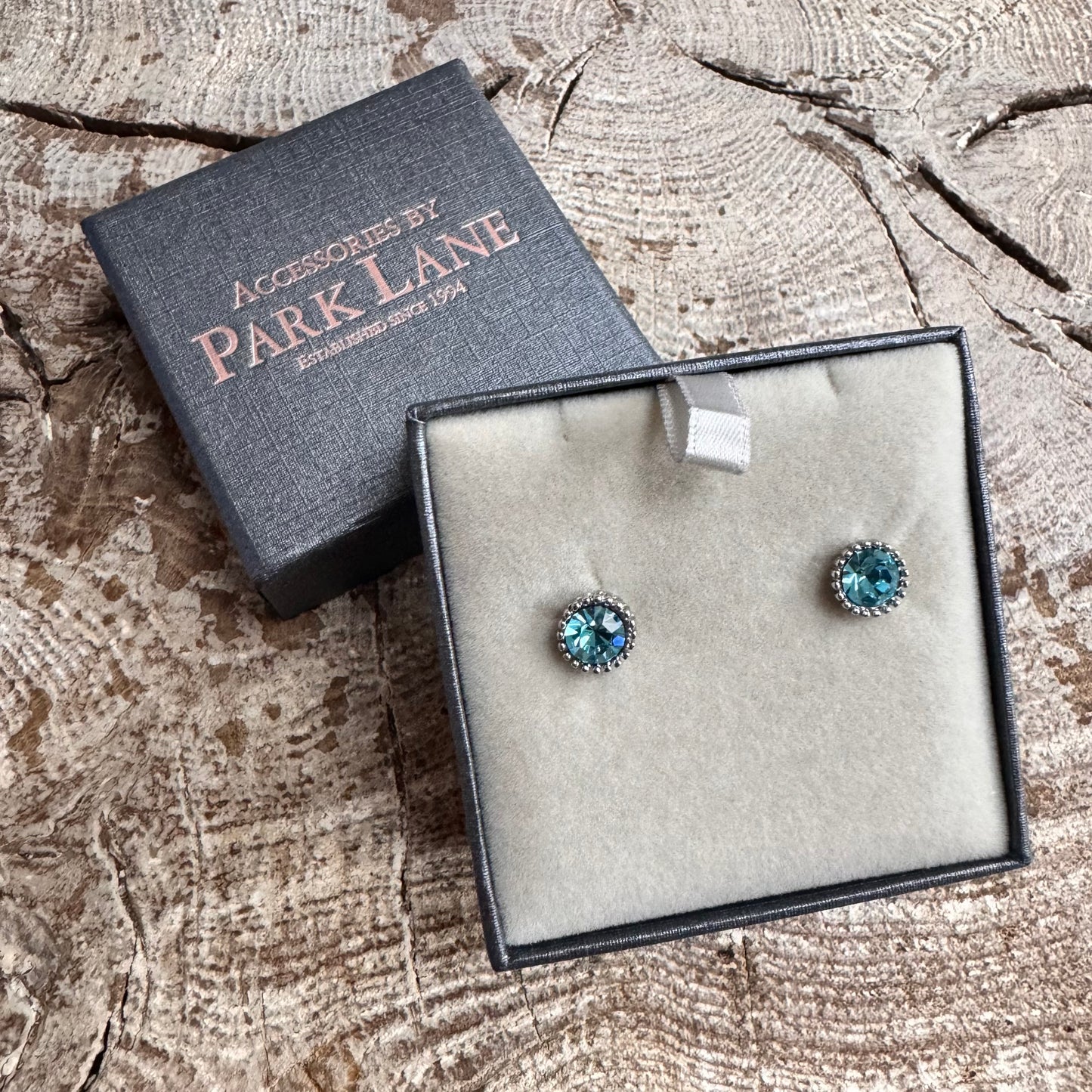 Park Lane Blue Stud Earrings