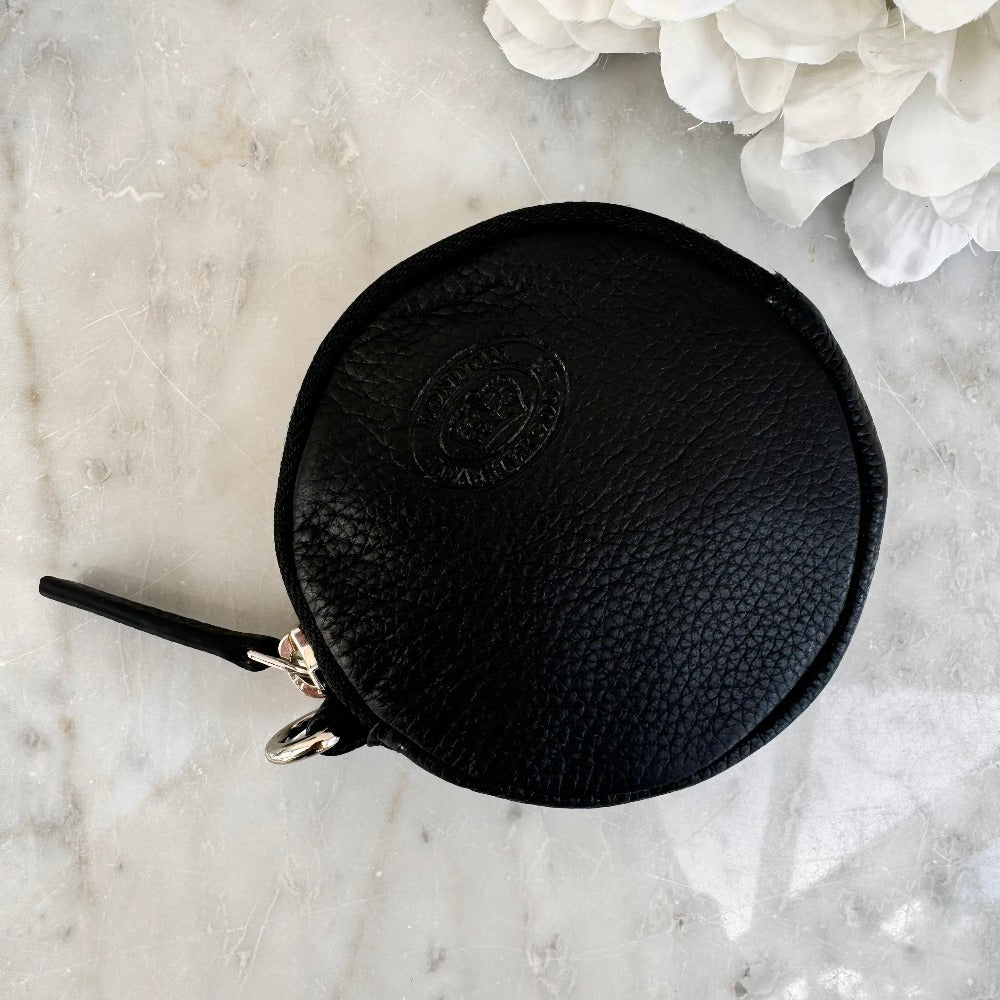 LLG Pebble Leather Round Round Coin Purse