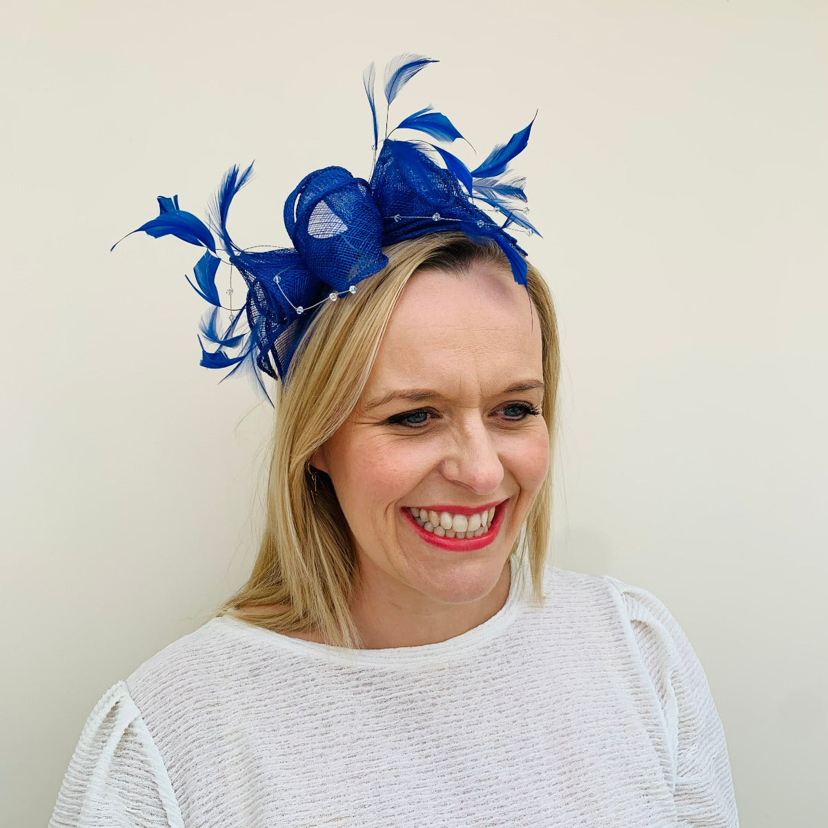 Max and Ellie CF1 Fascinator in Blues