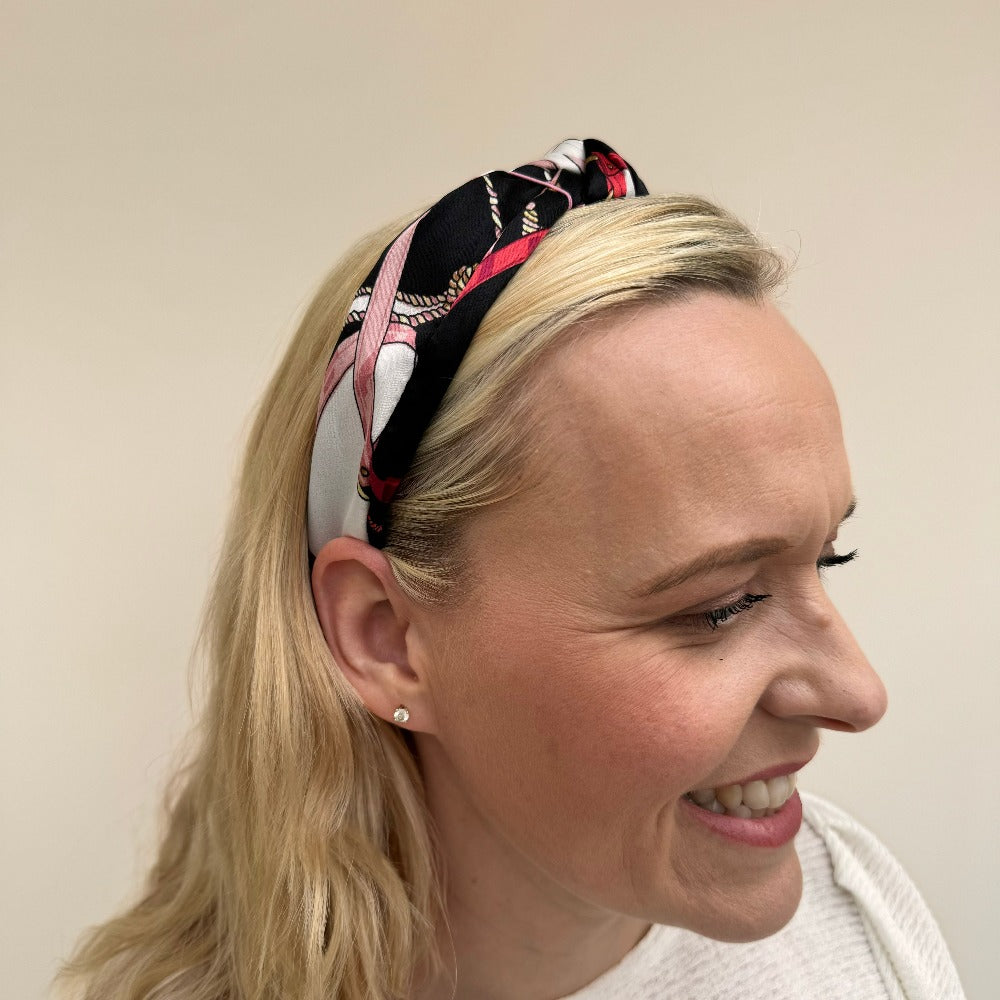 Summer Multi Print Knot Headband