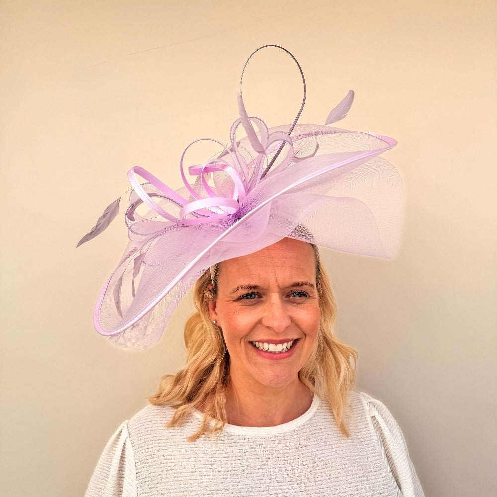 J Bees JB18/098 Purple Large Cloud Fascinator