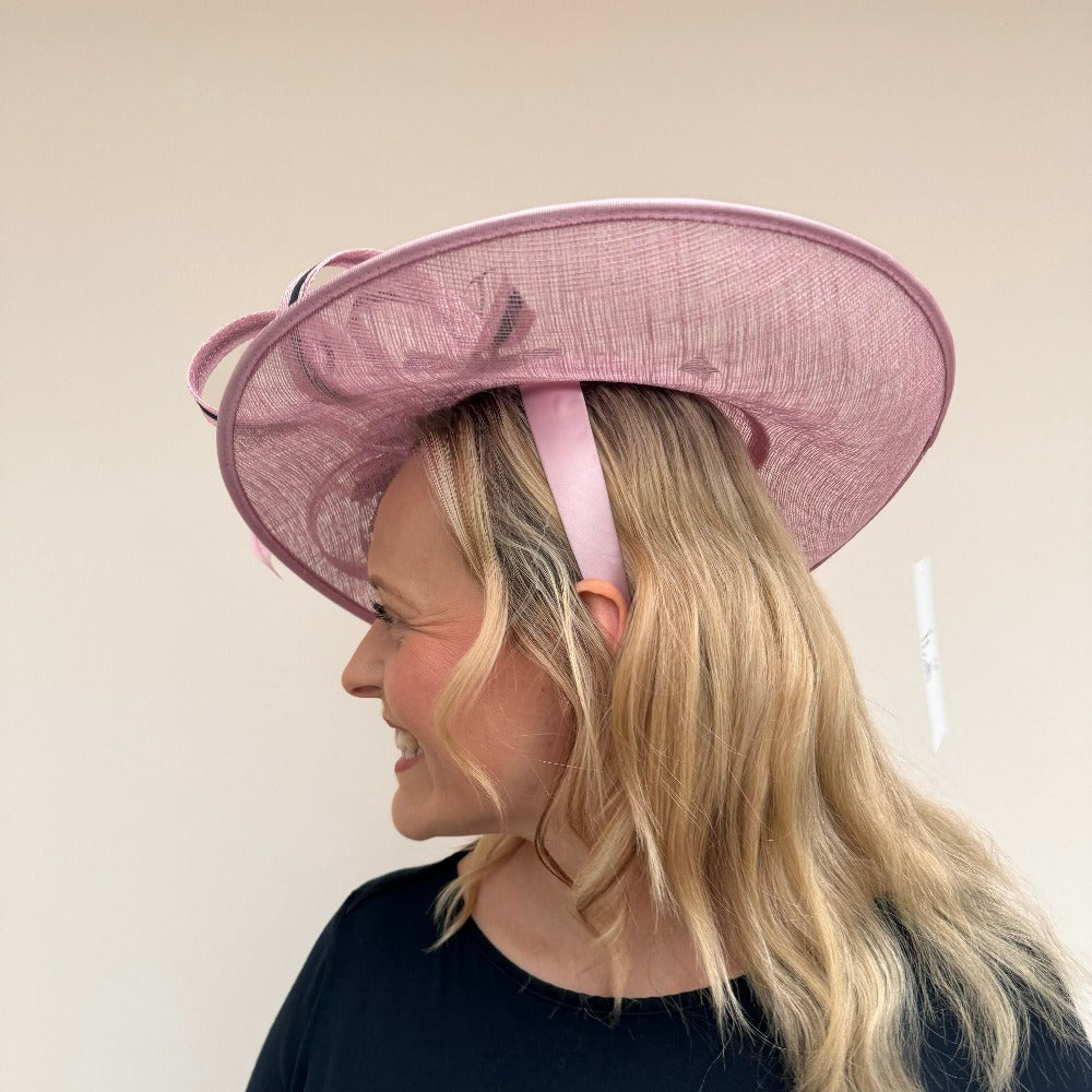 JBees 24/58 Hatinator with Twists and Feathers In Orchid/Navy