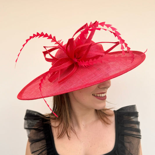 Failsworth 9312 Red Sinamay Hat