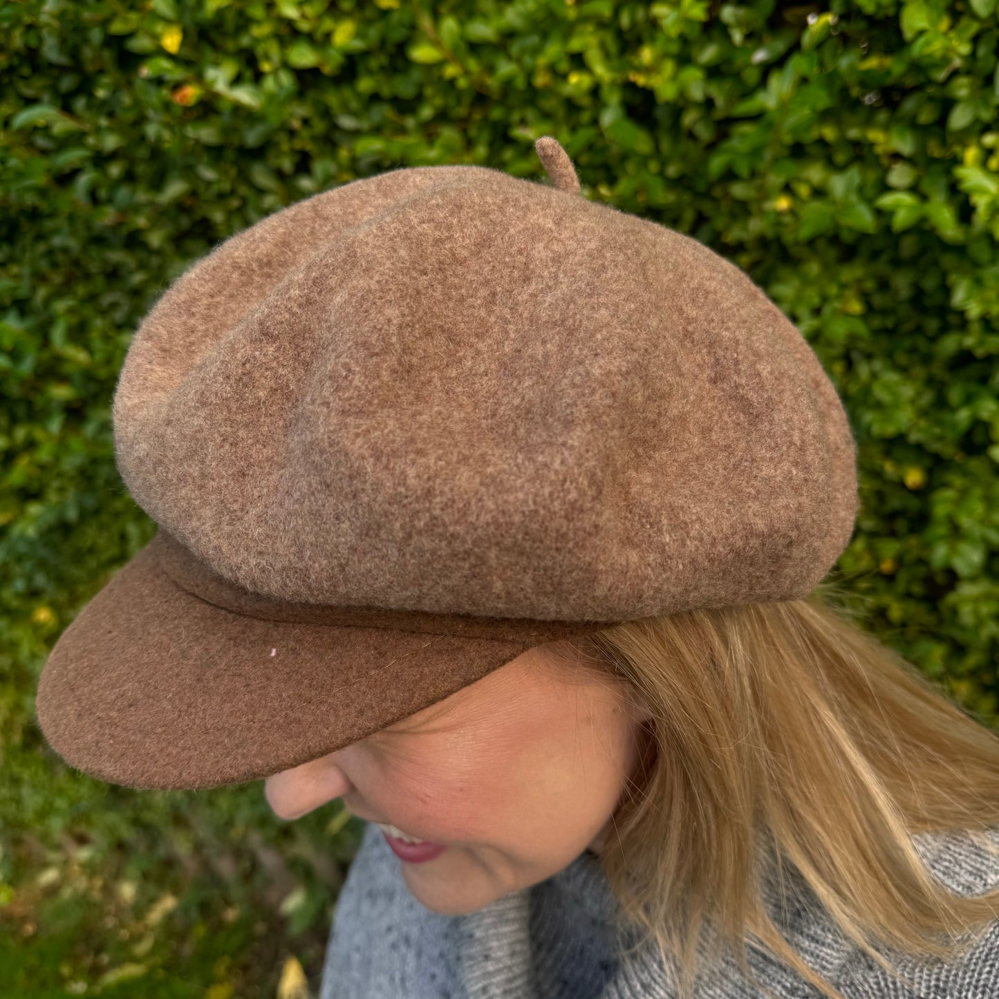 Major Peaked Wool Cloche Hat