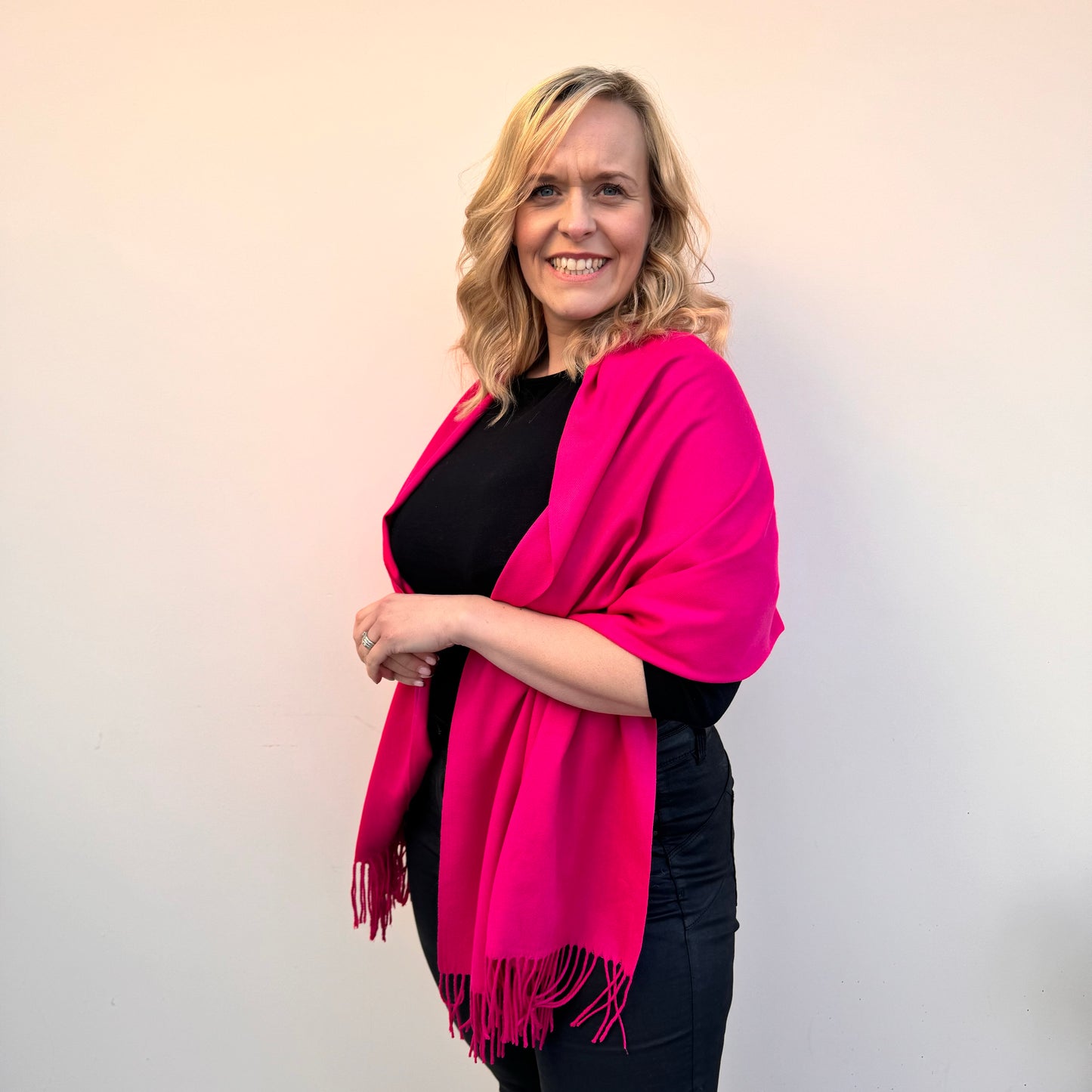 Park Lane PAS Celine Pashmina in Pinks