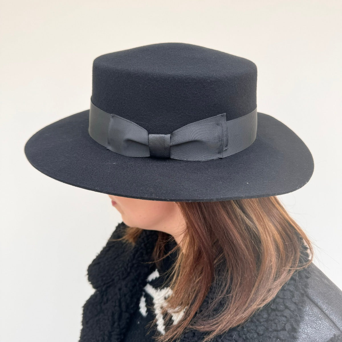 Major Boater Wool Felt Hat