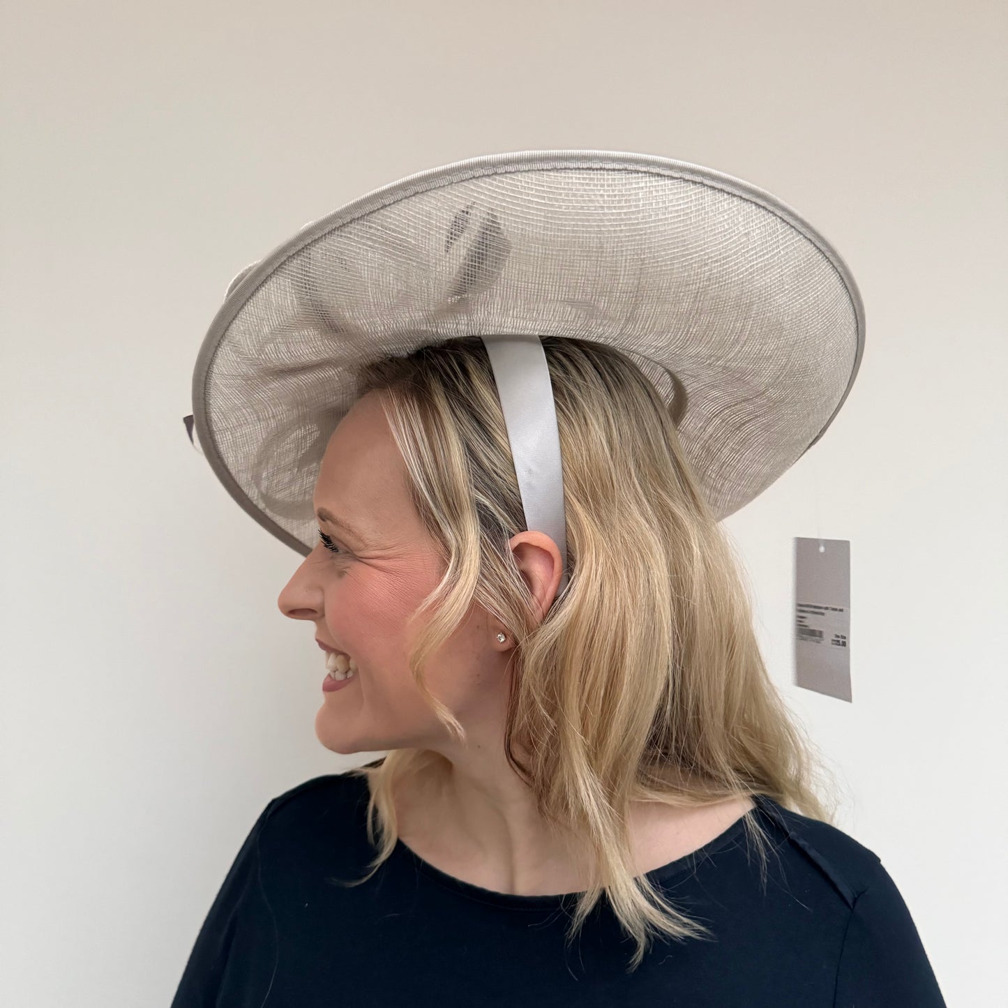 JBees 24/58 Hatinator with Twists and Feathers In Silver/Grey