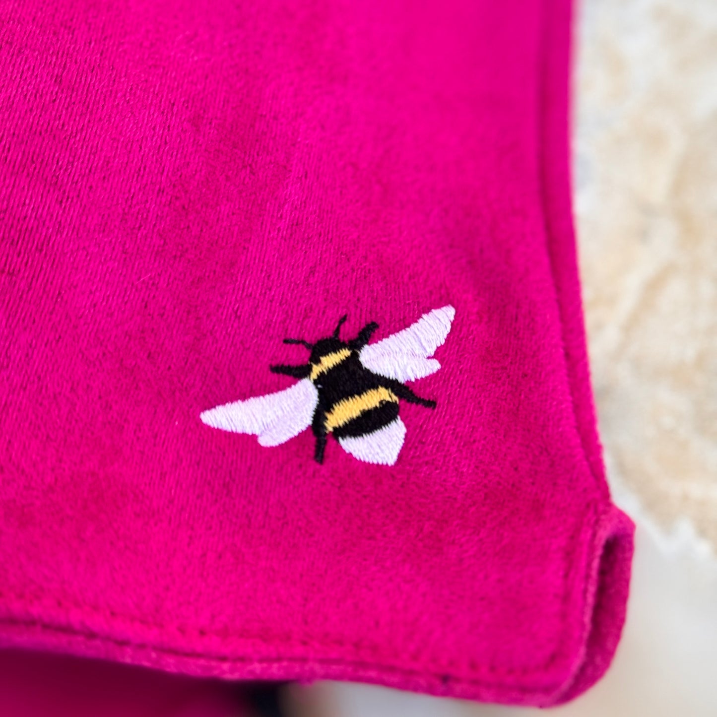 Eco Chic Bumble Bee Stitched Gloves