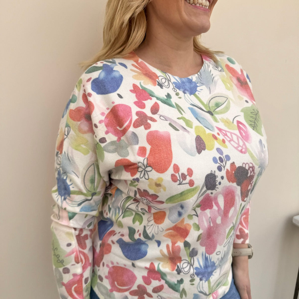 Paramour bright floral jumper