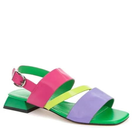 Betsy Bright Colour Block Sandal