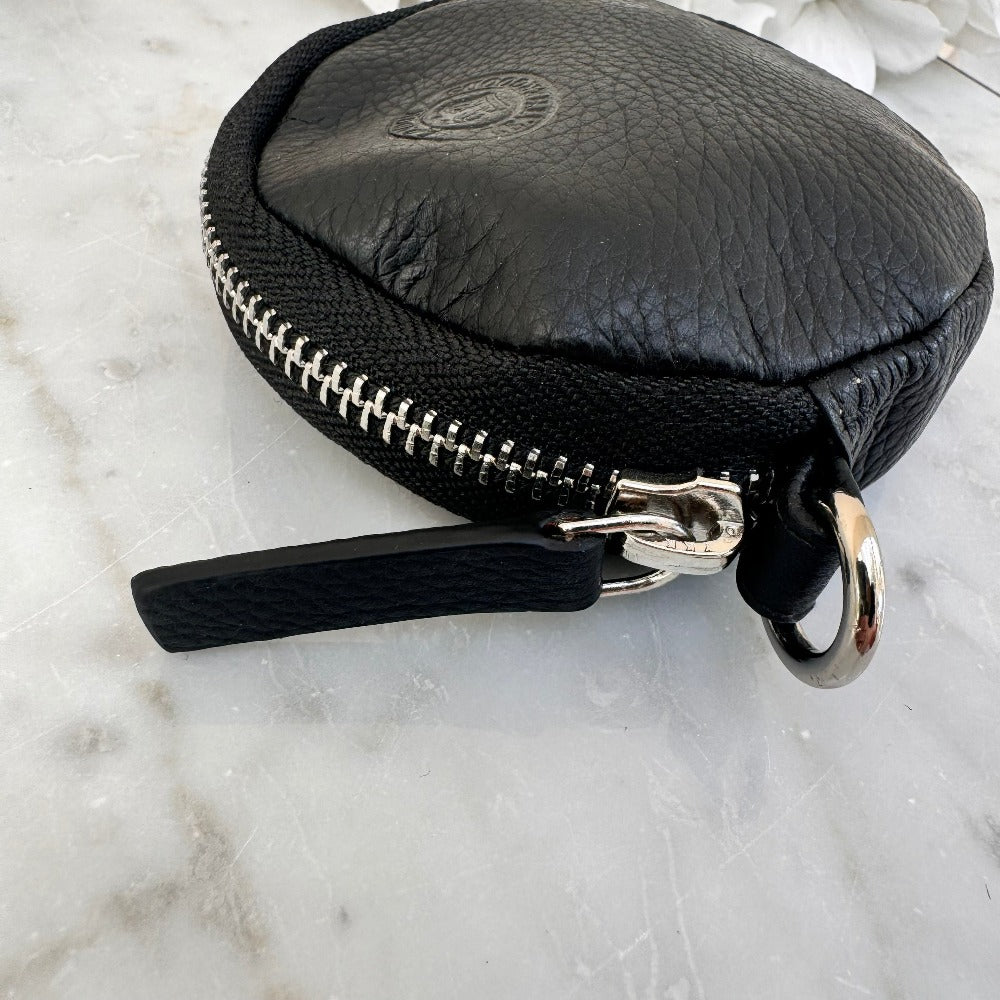 LLG Pebble Leather Round Round Coin Purse