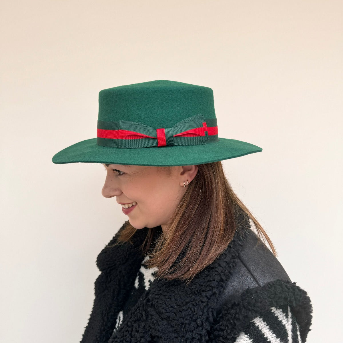 Major Boater Wool Felt Hat