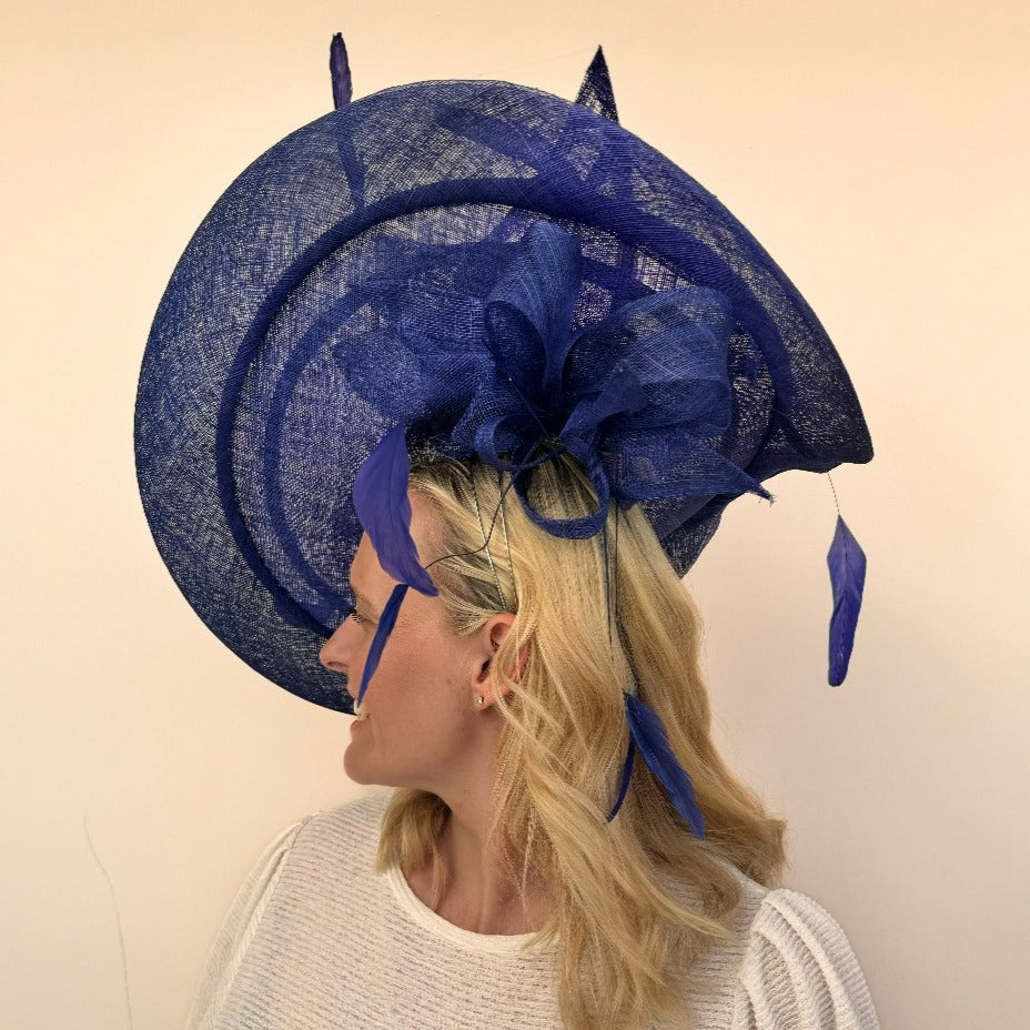 Max and Ellie BD8 Sapphire Blue Large Angled Hatinator