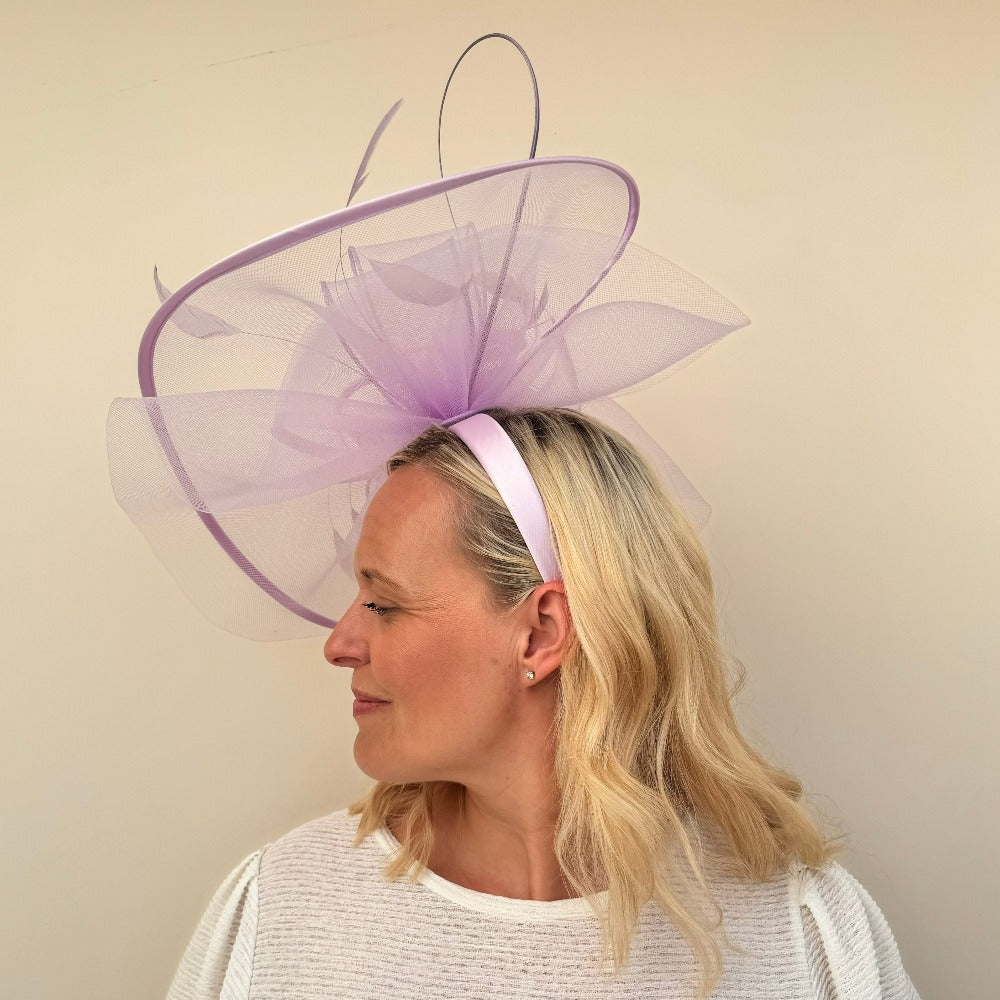 J Bees JB18/098 Purple Large Cloud Fascinator