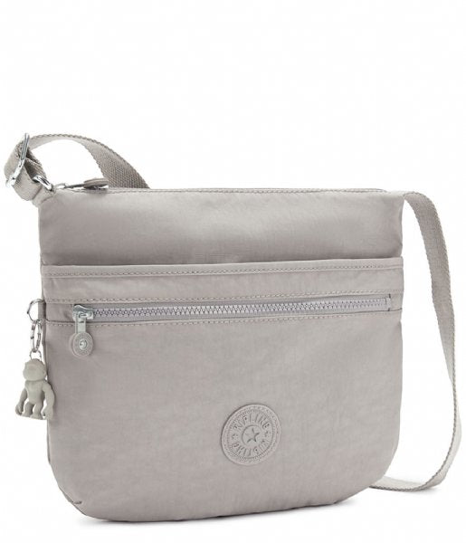 Kipling Arto Grey Gris Crossbody Handbag