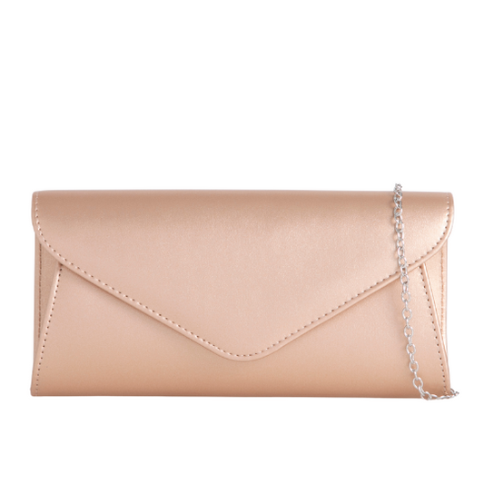 Koko Rose Gold envelope clutch bag