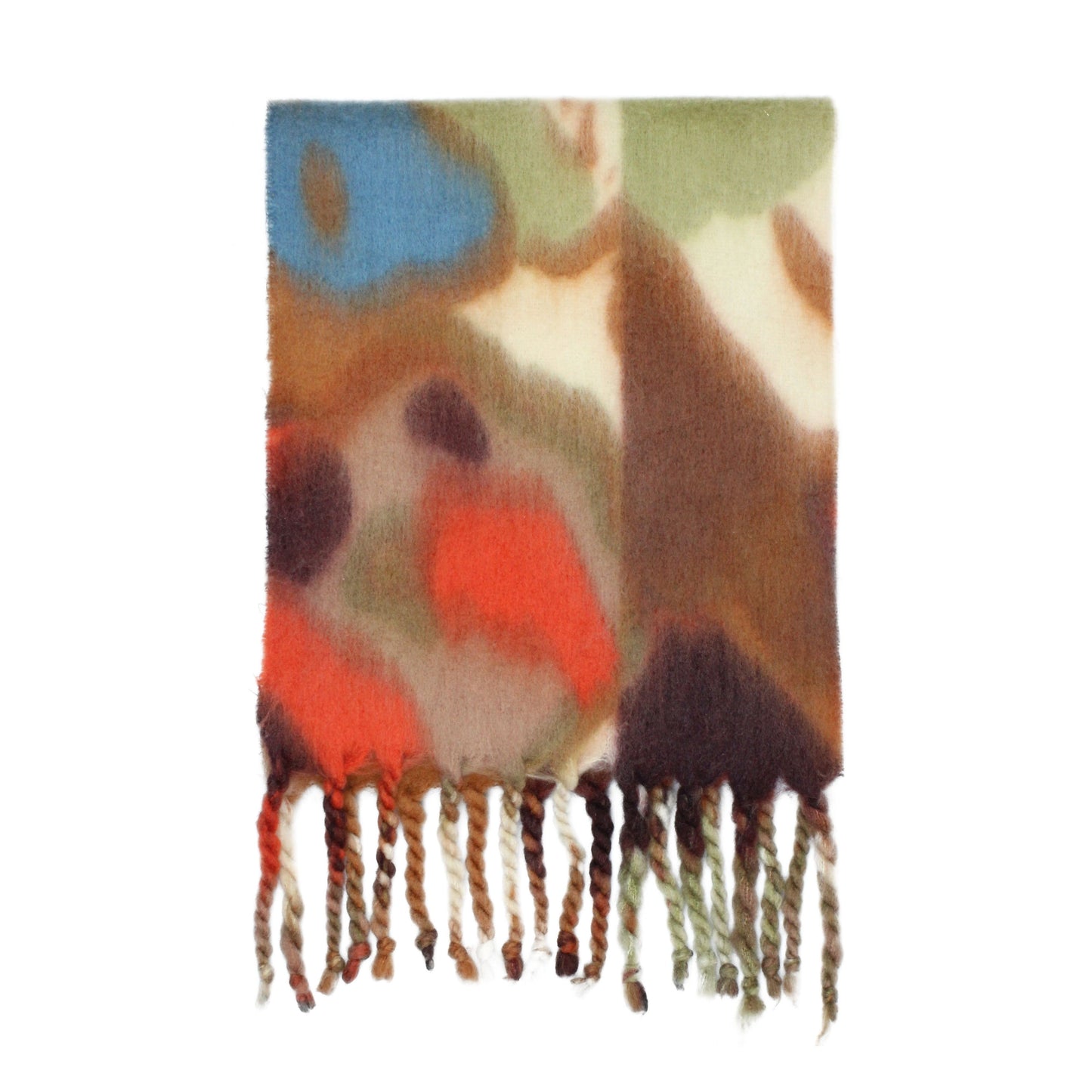 Boardmans Bonnie Fluffy Beige Abstract Scarf