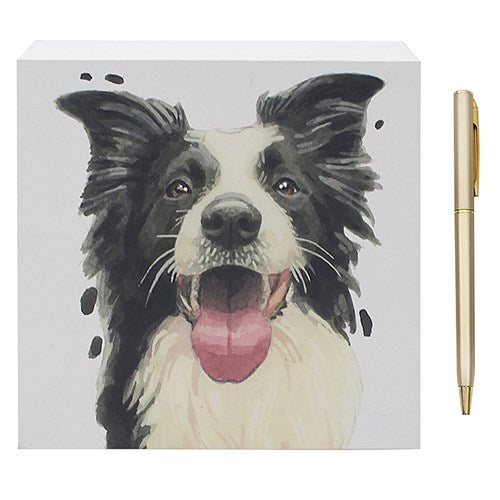 Licks & Kisses Dog Memo Pad and Pen Gift