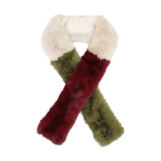 Boardmans Stormi Colour block Faux Fur Scarf