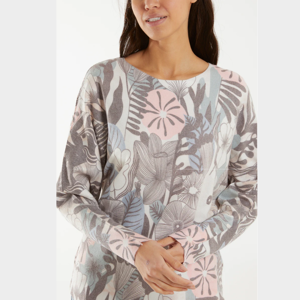Paramour Muted tones floral jumper