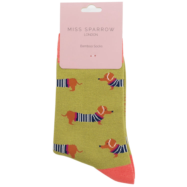 Miss Sparrow Parisian Pups Socks