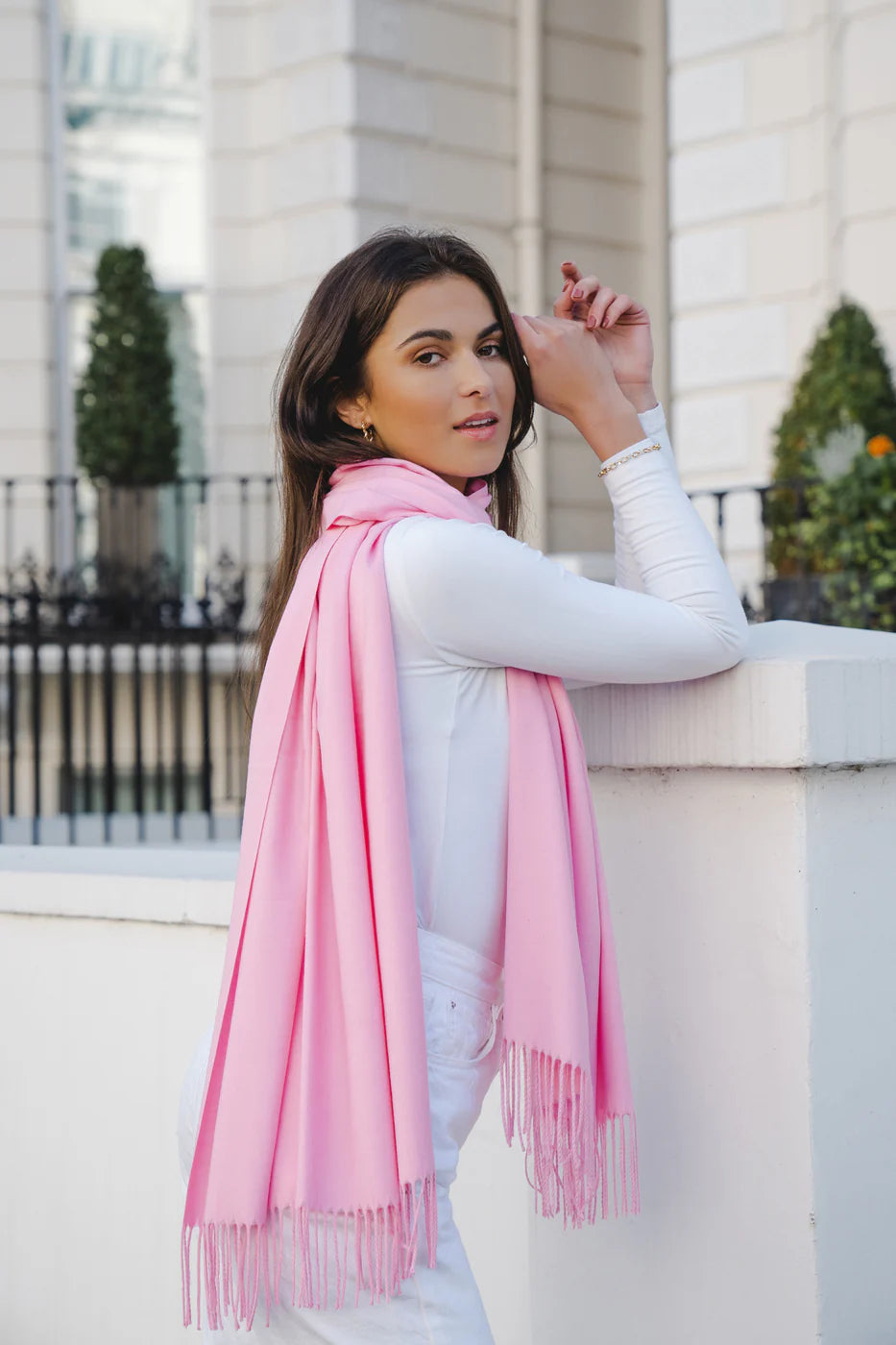 Park Lane PAS Celine Pashmina in Pinks