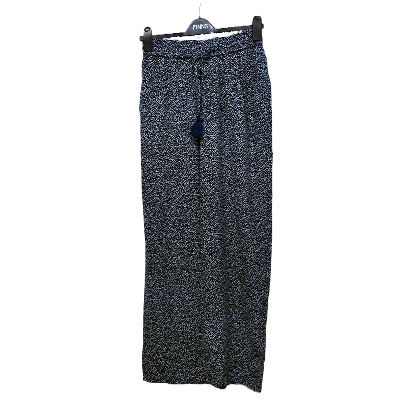Pinns 618T Ditsy Wide Leg Crinkle Trouser