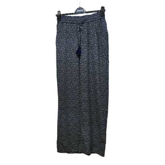 Pinns 618T Ditsy Wide Leg Crinkle Trouser