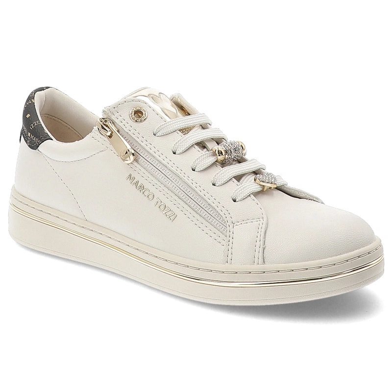 Marco Tozzi 2-23745-46 Cream Combo Trainer