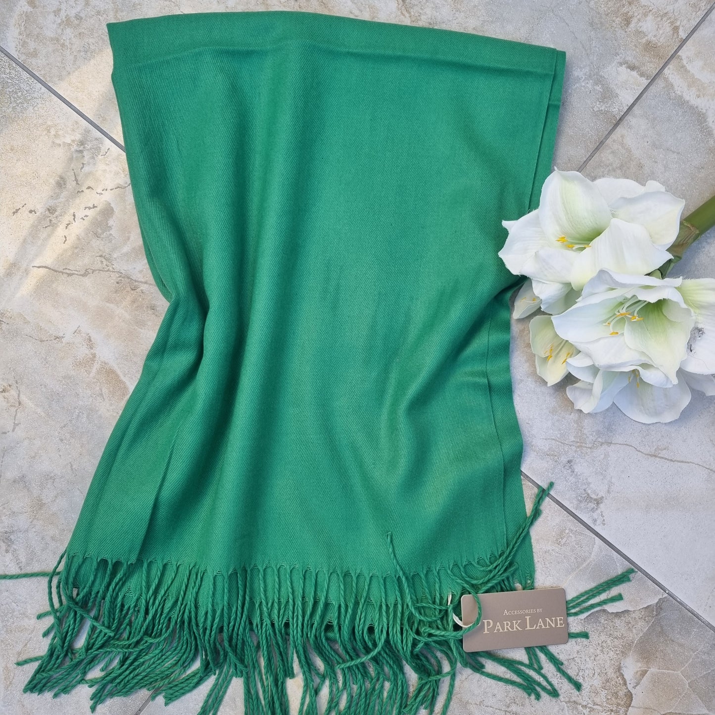 Park Lane PAS Celine Pashmina in Green & Mints