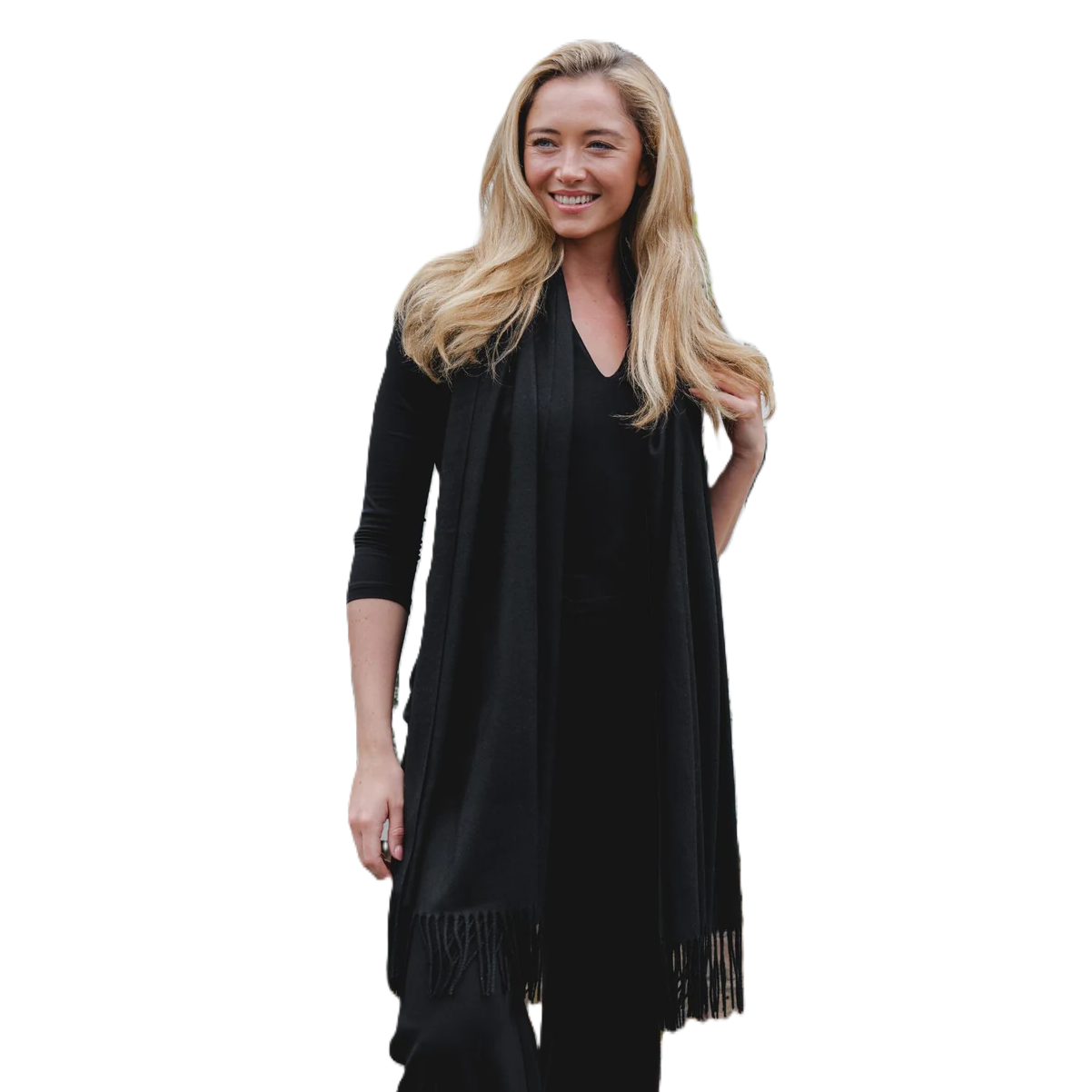 Park Lane PAS Raven Black Celine Pashmina