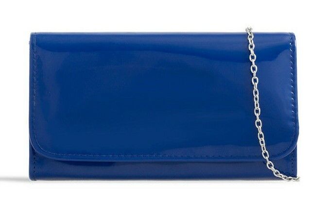 Koko Patent Clutch Evening Bag