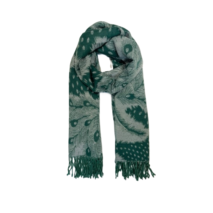 Butterfly Reversible colour feather scarf