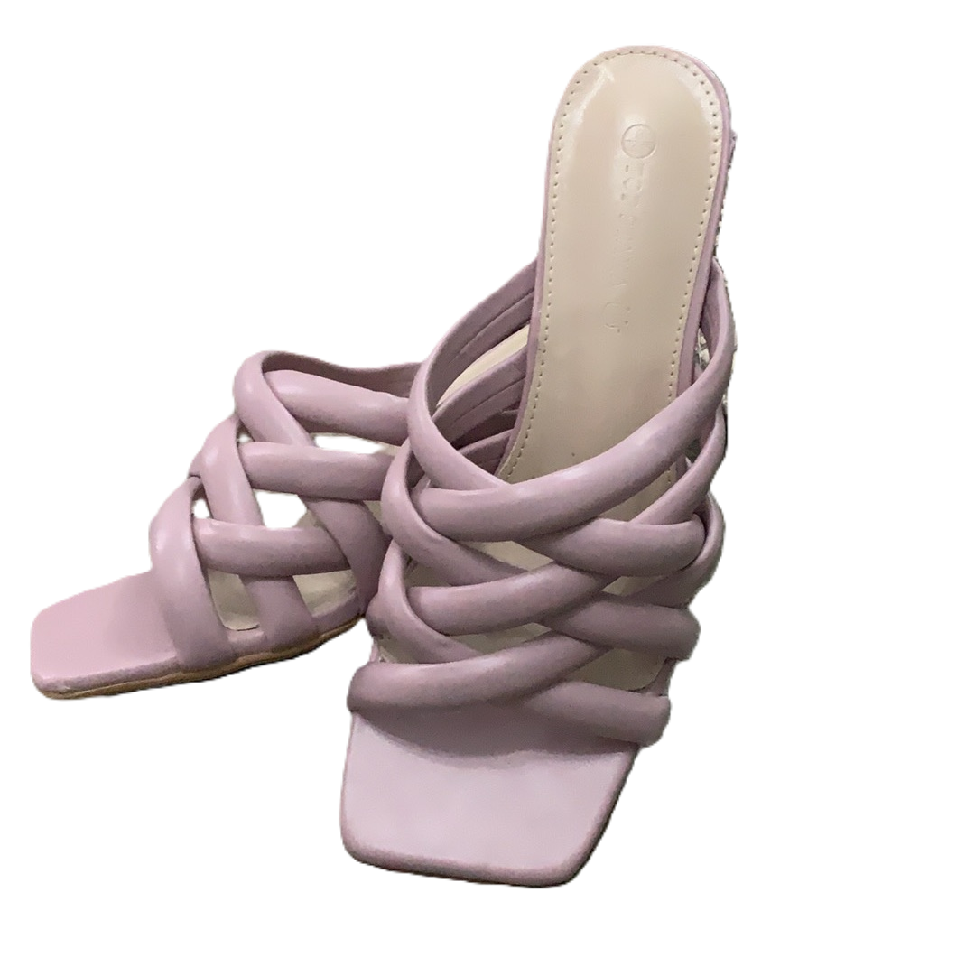 Top Staka Strappy Weaved High Heel Mule