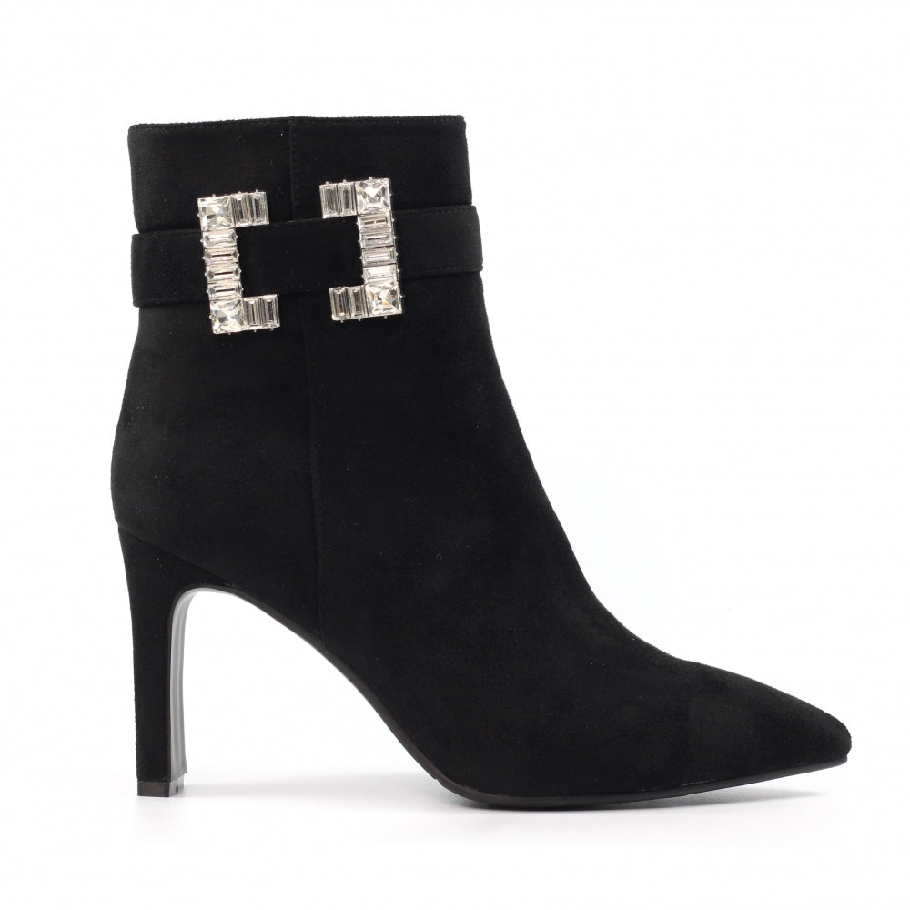 Lunar Shannon Ankle Boot with Diamante Buckle