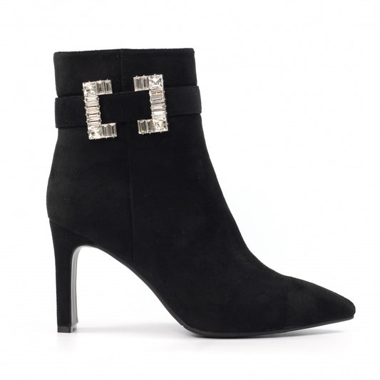 Lunar Shannon Ankle Boot with Diamante Buckle
