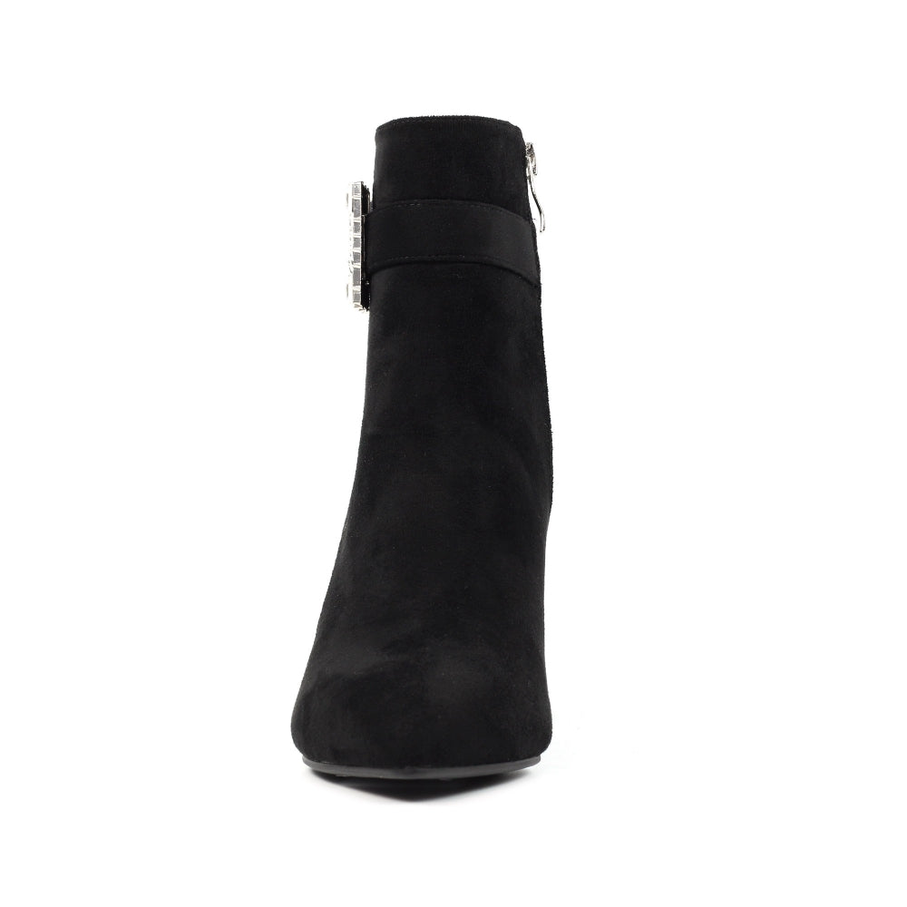 Lunar Shannon Ankle Boot with Diamante Buckle