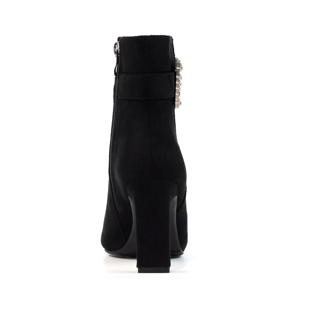 Lunar Shannon Ankle Boot with Diamante Buckle