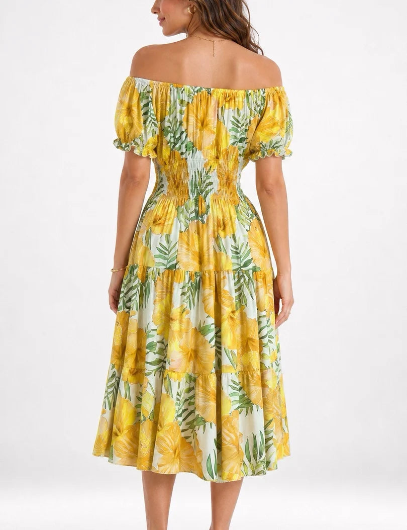 ZP Button Short Dress