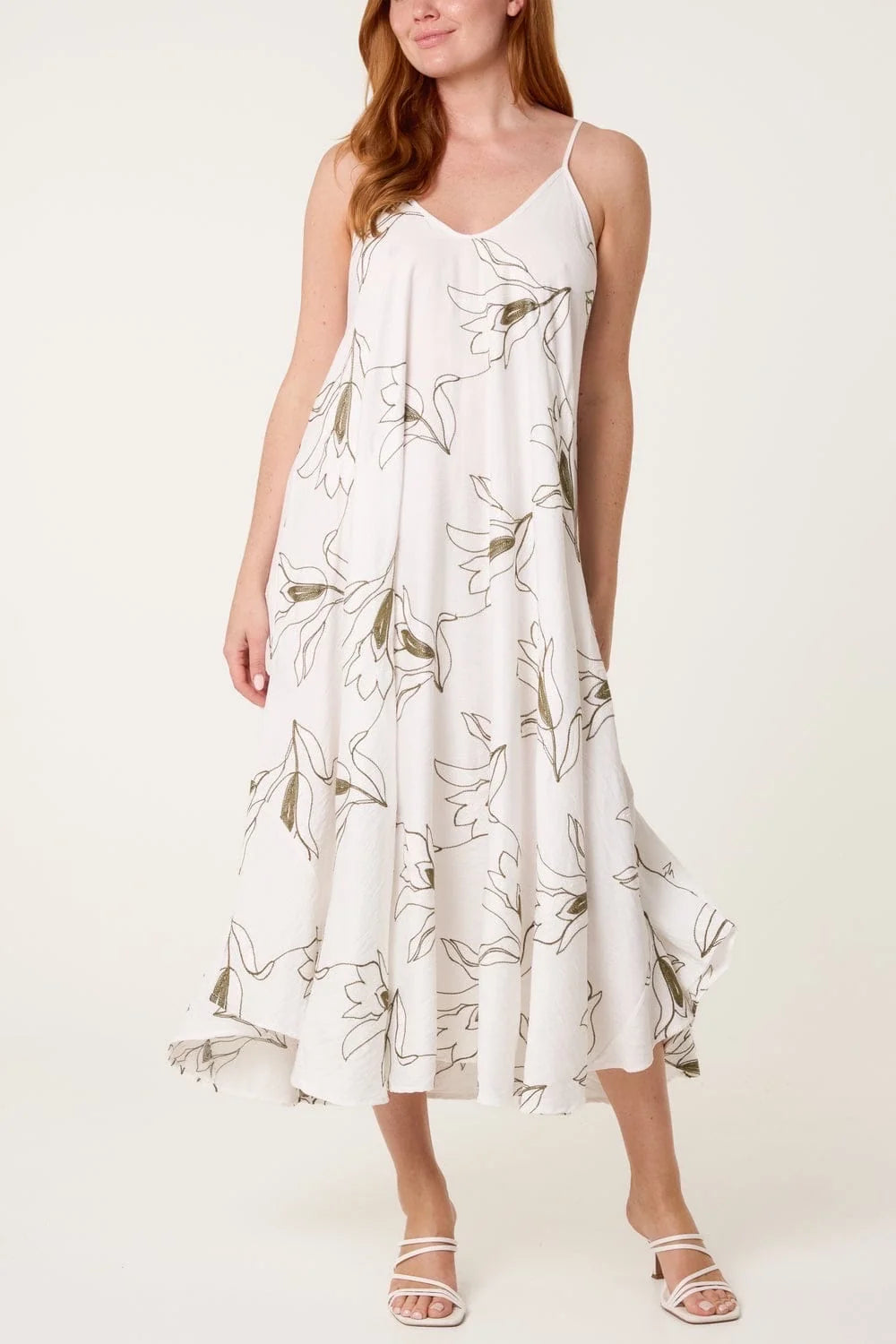 ZP White Strappy Dress