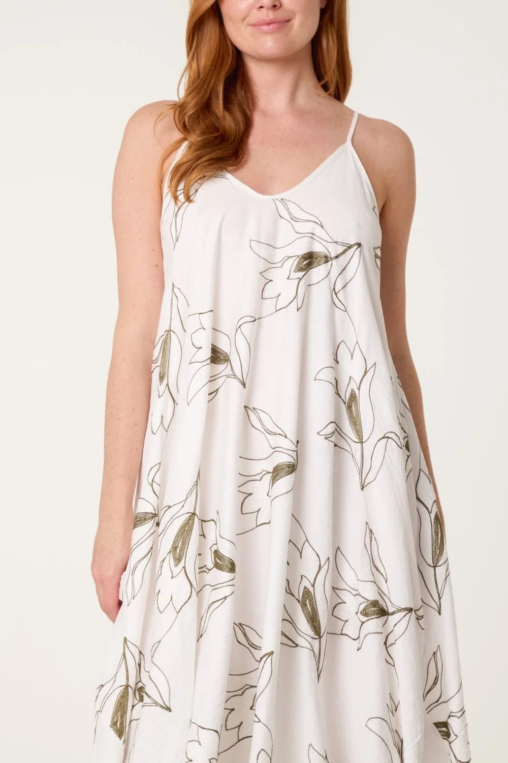 ZP White Strappy Dress