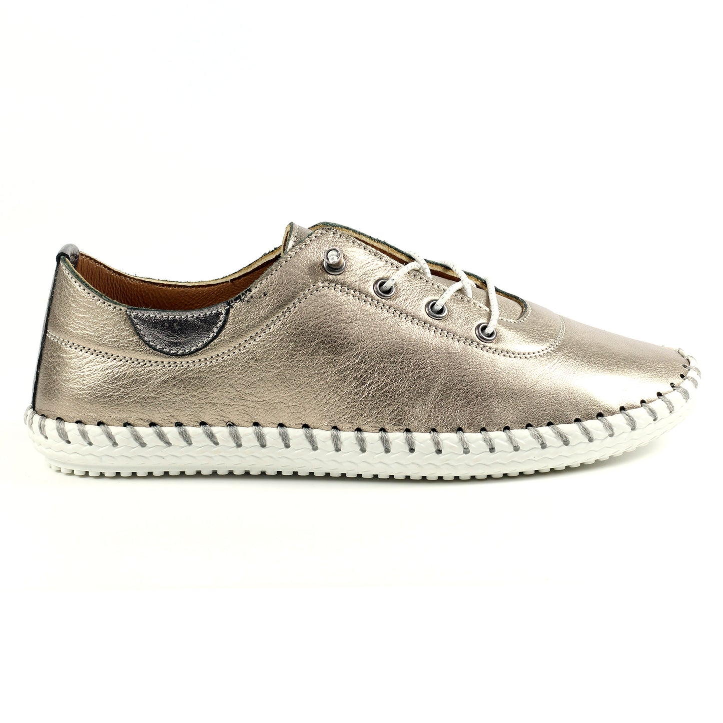 Shoozy Iris Leather Plimsole