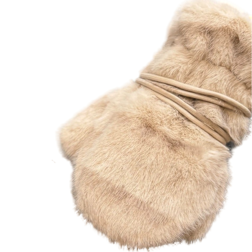 Malissa J Faux Fur Mittens