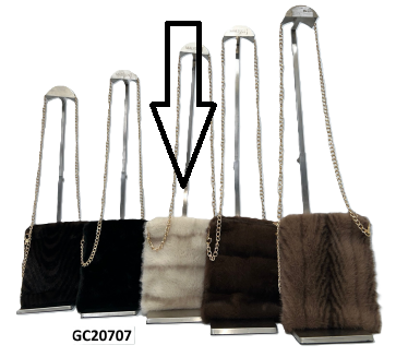 Malissa J Faux Fur Cross Body