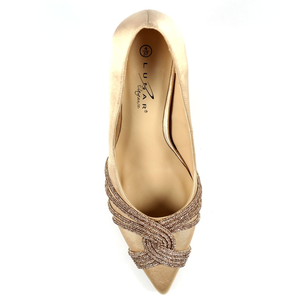 Lunar Tayah Nude Elegance Court Shoe