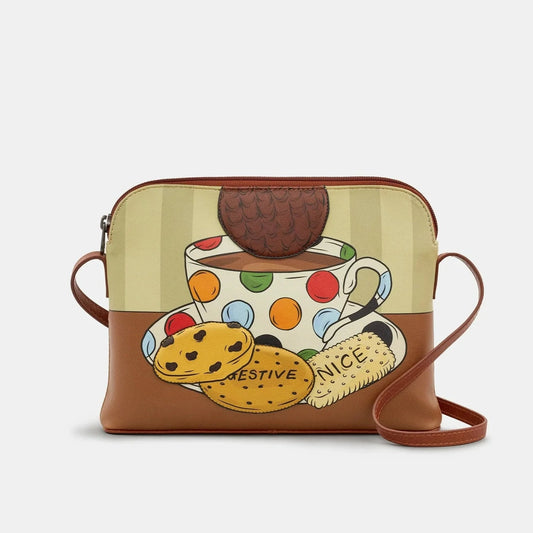 Yoshi Tea and Biscuits Cross Body Bag