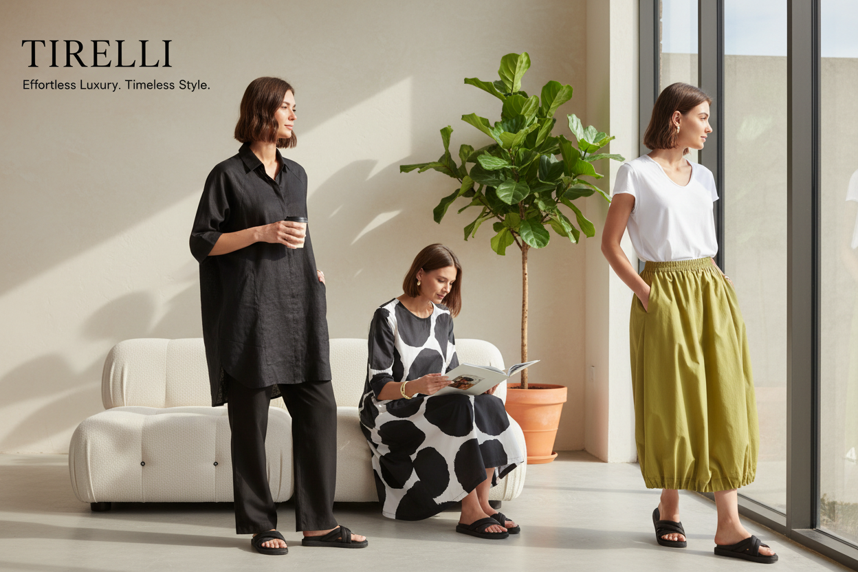 Tirelli Clothing Range Banner