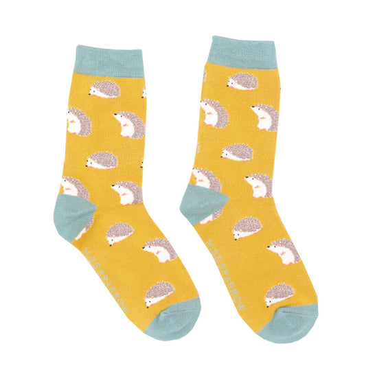 Miss Sparrow Cute Hedgehog Socks